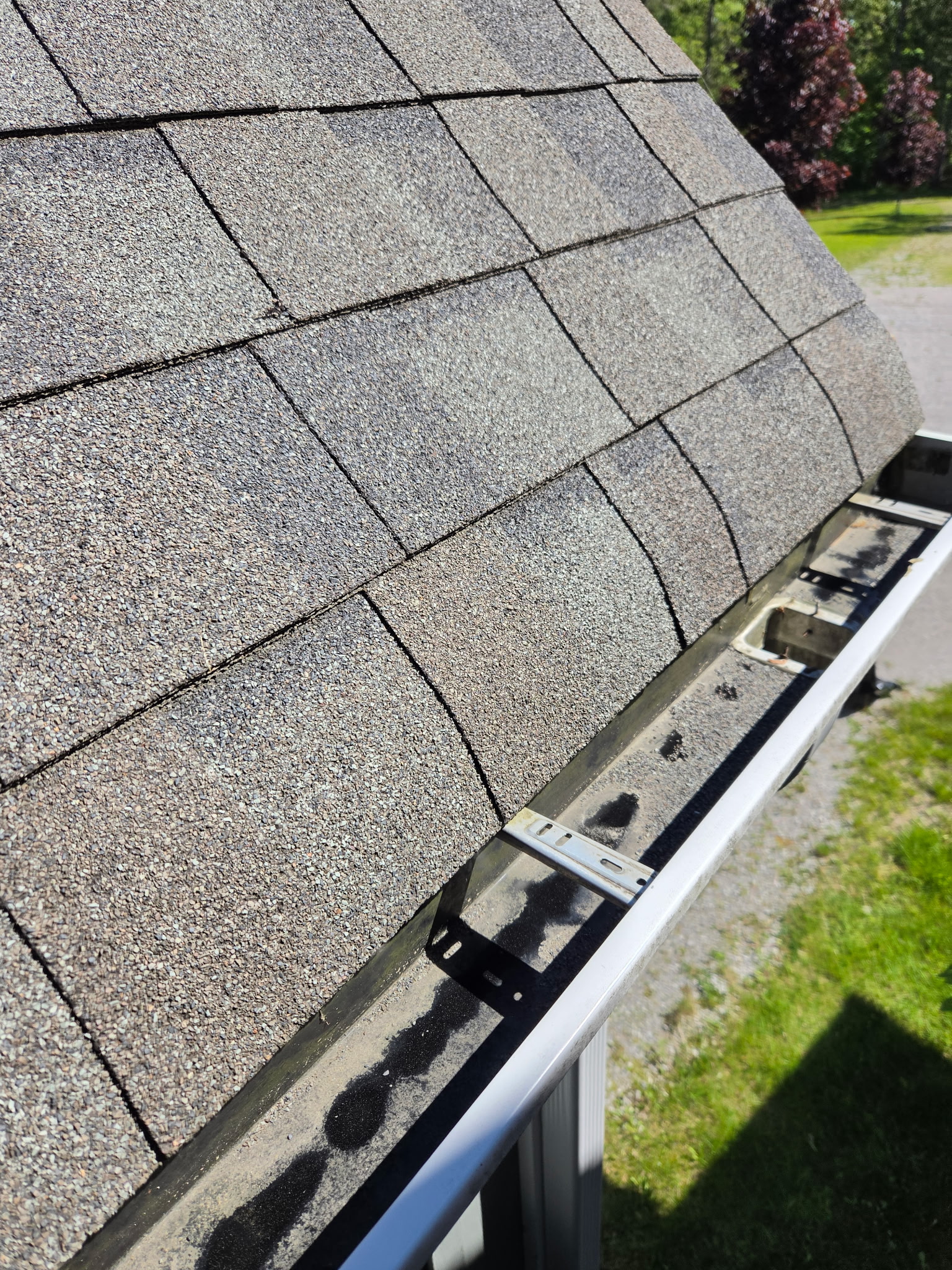 Roof repair inspection on shingle roof by Pitch and Peak Roofing in Southern Ontario